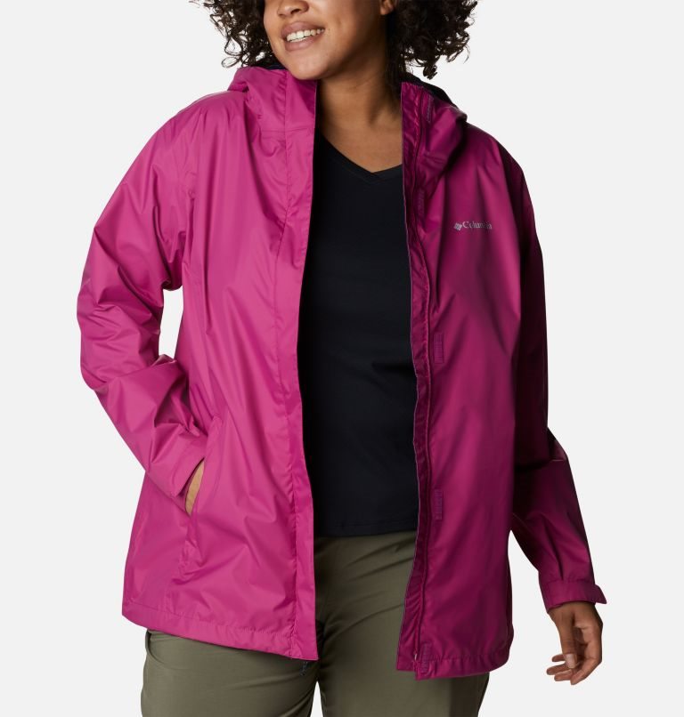 Jacheta Columbia Arcadia II Dama Fucsie | Plus Size JLS9MZQ80